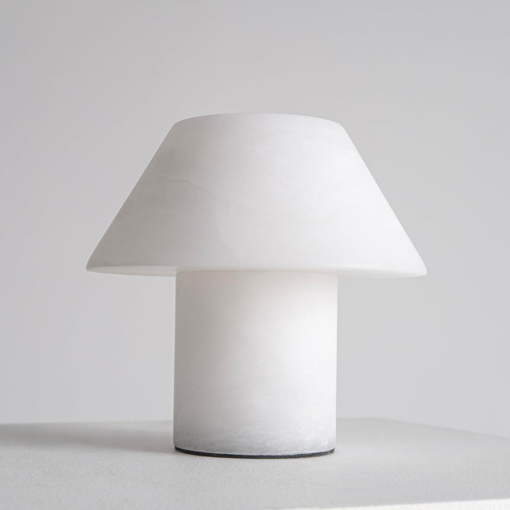 Alora Alabaster Desk Lamp - White
